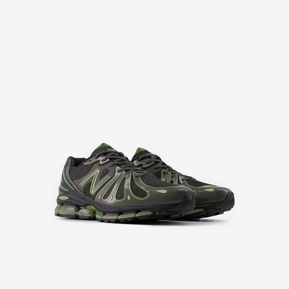 NB 1890 "FADED BLACK with UTILITY GREEN"